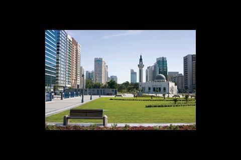 Abu Dhabi skyline – open spaces have to be retained under LEED rules